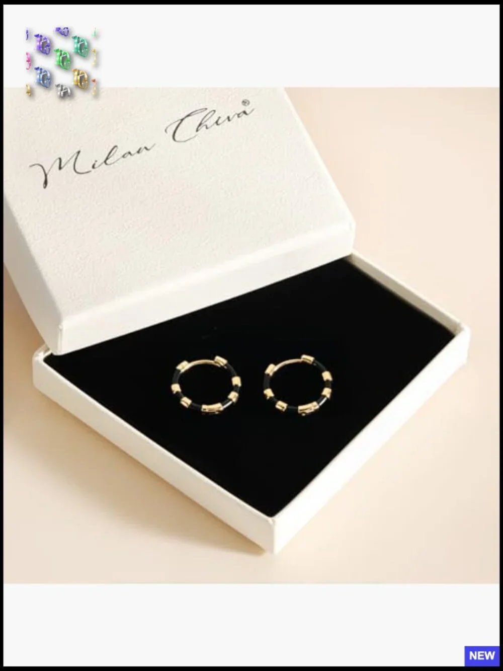 14K Gold Huggie Dangle Earrings Lightweight Trendy Hoop Earrings Hypoallergenic